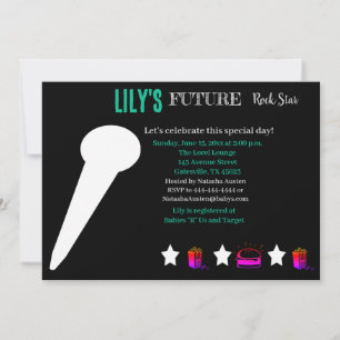 Future Rocker Baby Shower Invitation