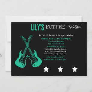 Future Rocker Baby Shower Invitation