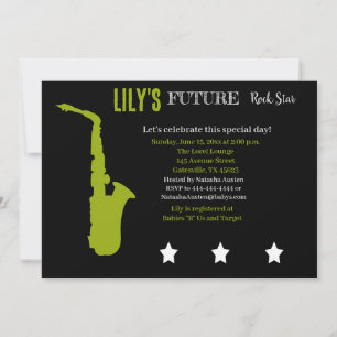 Future Rocker Baby Shower Invitation