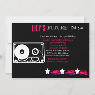 Future Rocker Baby Shower Invitation