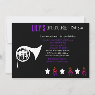 Future Rocker Baby Shower Invitation