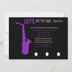 Future Rocker Baby Shower Invitation