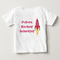 Future Rocket Scientist Pink Rocket Ship Feminist