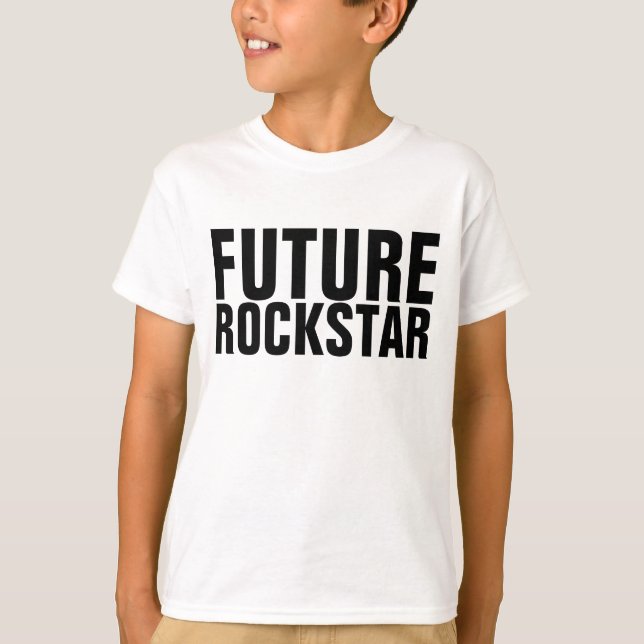 FUTURE ROCKSTAR Funny Kids T-shirts (Front)
