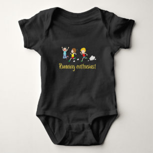 Future Runner in Training: Baby Bodysuit with Runn