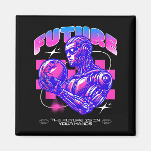 Future sci fi robot the future is in hands tank to magnet