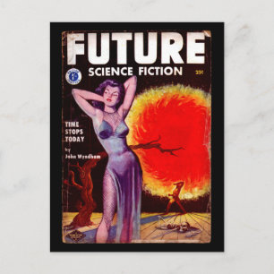 Future Science Fiction 13 (UK) [1953-01]_Pulp Art Postcard