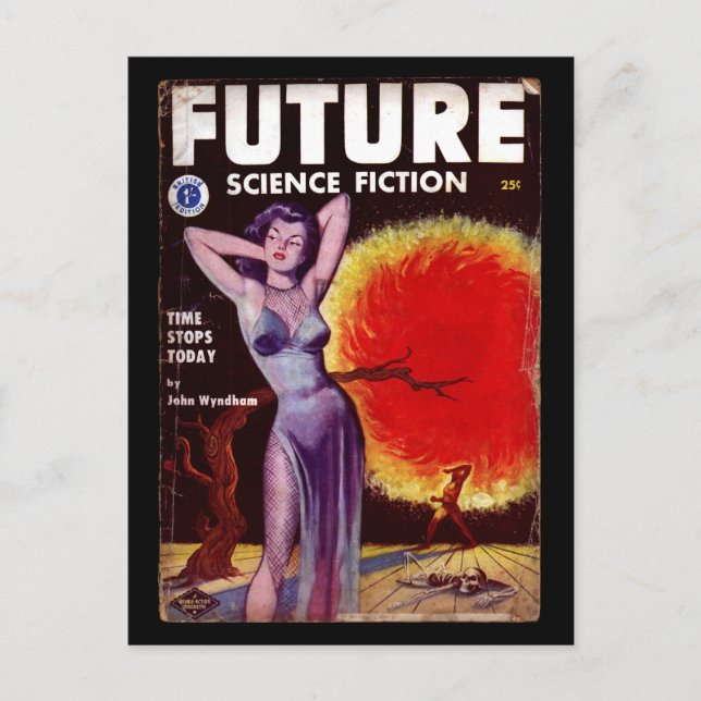 Future Science Fiction 13 (UK) [1953-01]_Pulp Art Postcard (Front)