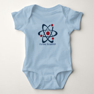 Future Scientist Atom Design Baby Clothing Baby Bodysuit