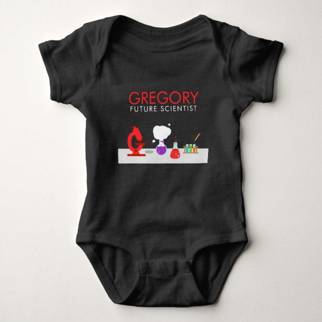 Future Scientist Baby Bodysuit (Front)