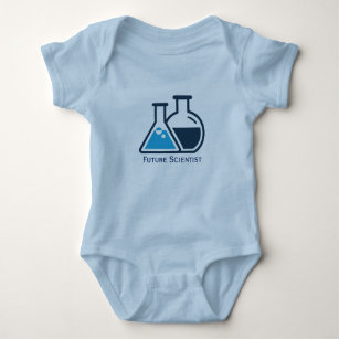 Future Scientist Beakers Design Baby Clothing Baby Bodysuit
