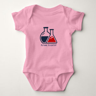 Future Scientist Beakers Design Baby Clothing Bodysuit