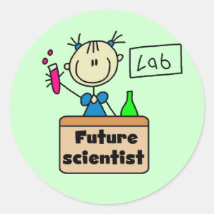 Future Scientist Classic Round Sticker