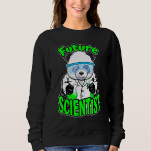 Future Scientist Cute Panda Bear Stem Science Geek Sweatshirt