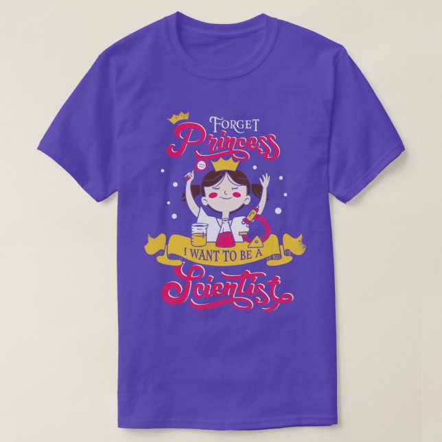 Future Scientist Girl Gift  T-Shirt (Design Front)