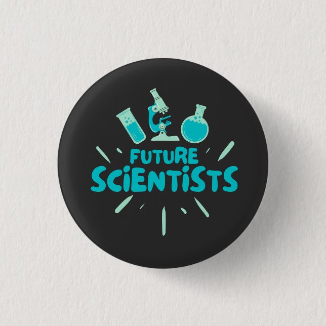 FUTURE SCIENTIST - LABLIFE  3 CM ROUND BADGE (Front)