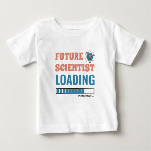 Future Scientist Loading Funny Personalised Unisex Baby T-Shirt