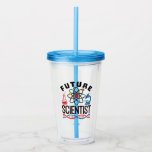 Future Scientist Science Lover STEM Acrylic Tumbler<br><div class="desc">Future scientist design for chemistry,  physics or biology student. Perfect STEM design for anyone who wants to be a chemist,  physicist or biologist.   Future scientist novelty design features graphics of atom,  microscope,  beaker and DNA. Great to wear to science fair or science camp.</div>