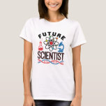 Future Scientist Science Lover STEM T-Shirt<br><div class="desc">Future scientist design for chemistry,  physics or biology student. Perfect STEM design for anyone who wants to be a chemist,  physicist or biologist.   Future scientist novelty design features graphics of atom,  microscope,  beaker and DNA. Great to wear to science fair or science camp.</div>