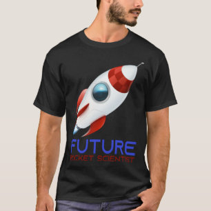 Future Scientist Science Rocket Ship Kids  Astrona T-Shirt