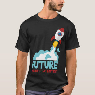 Future Scientist Science Rocket Ship Kids  Astrona T-Shirt