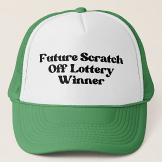 Future Scratch Off Lottery Winner Hat, Gambling Trucker Hat