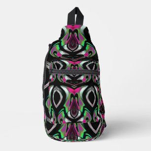 Future Shapes Metallic Pink Prism Sling Bag