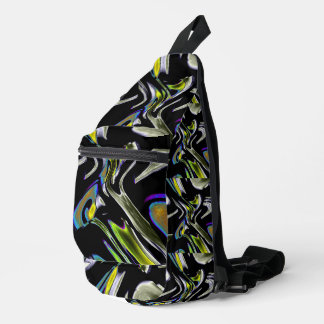 Future Shapes Yellow Chrome Sling Backpack