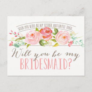 Future Sister   Bridesmaid Invitation