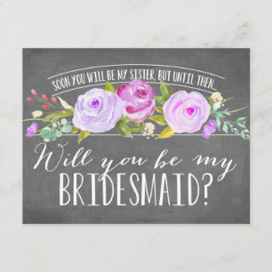 Future Sister   Bridesmaid Invitation