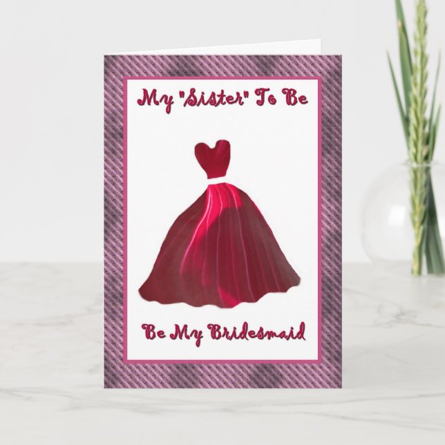 Future Sister-in-Law Bridesmaid Invitation (Front)