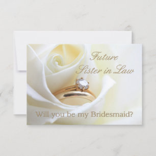 Future Sister in Law Please be Bridesmaid Invitation