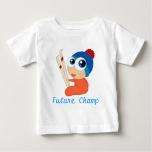 Future Ski Champ Baby Tee Shirt