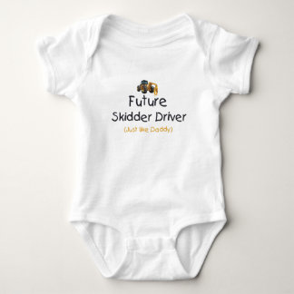 Future Skidder Driver Baby Bodysuit