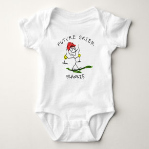 Future Skier Baby Bodysuit
