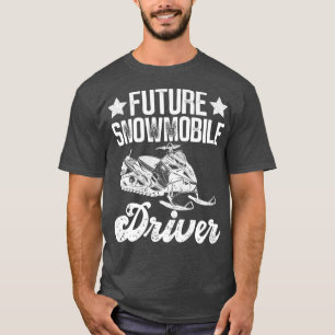 Future Snowmobiler And Future Snowmobile Driver  T-Shirt