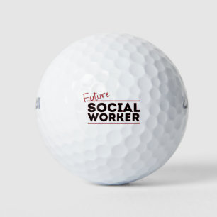 Future Social Worker Golf Balls