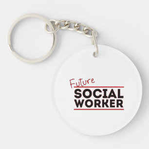 Future Social Worker Key Ring