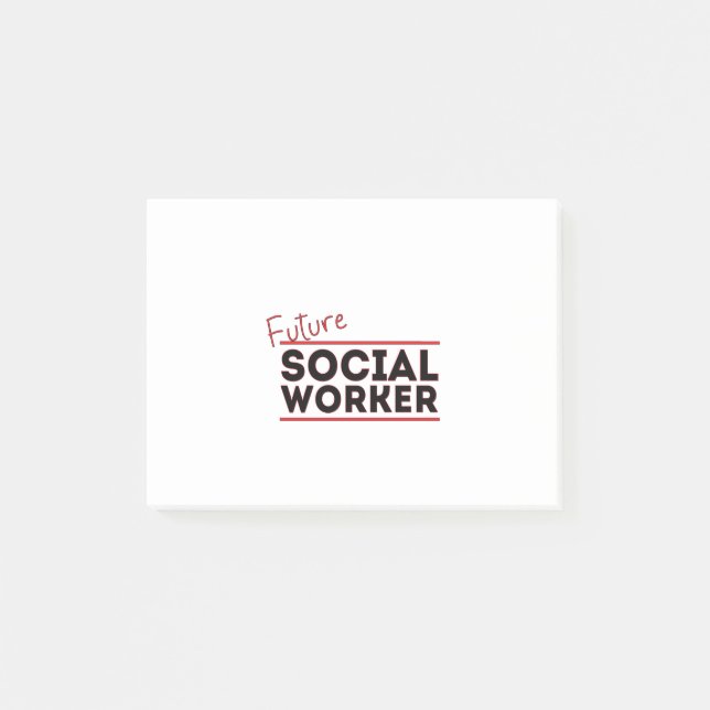 Future Social Worker Post-it Notes (Front)