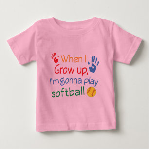 Future Softball Player Baby T-Shirt