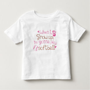 Future Softball Player Toddler T-Shirt