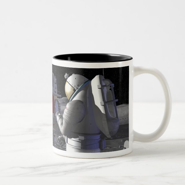 Future space exploration missions 11 Two-Tone coffee mug (Right)