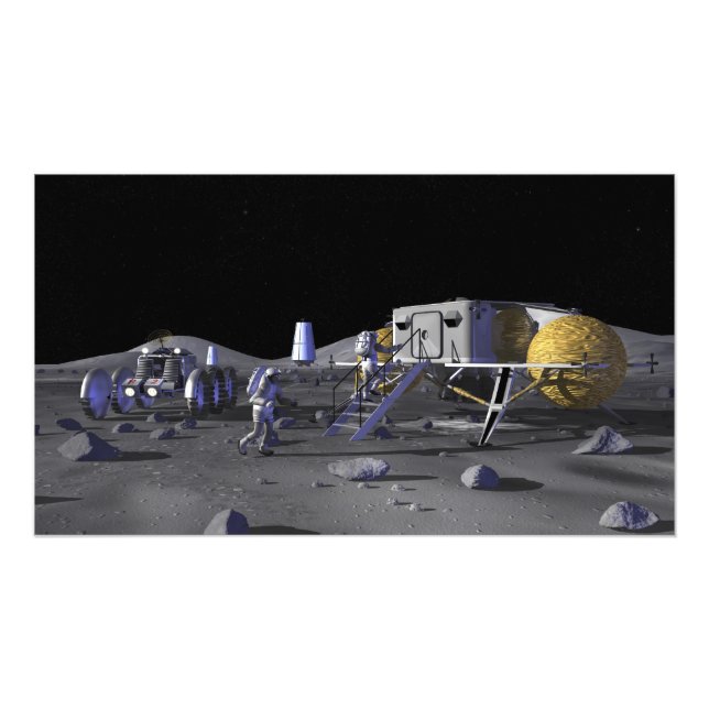 Future space exploration missions 3 photo print (Front)