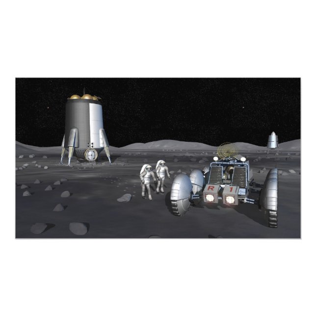 Future space exploration missions 6 photo print (Front)