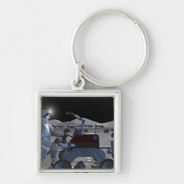 Future space exploration missions 7 key ring (Front)