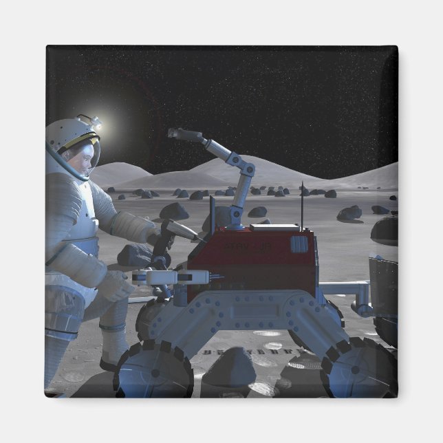 Future space exploration missions 7 magnet (Front)