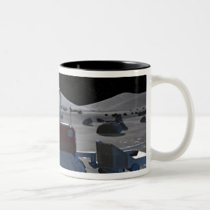 Future space exploration missions 7 Two-Tone coffee mug