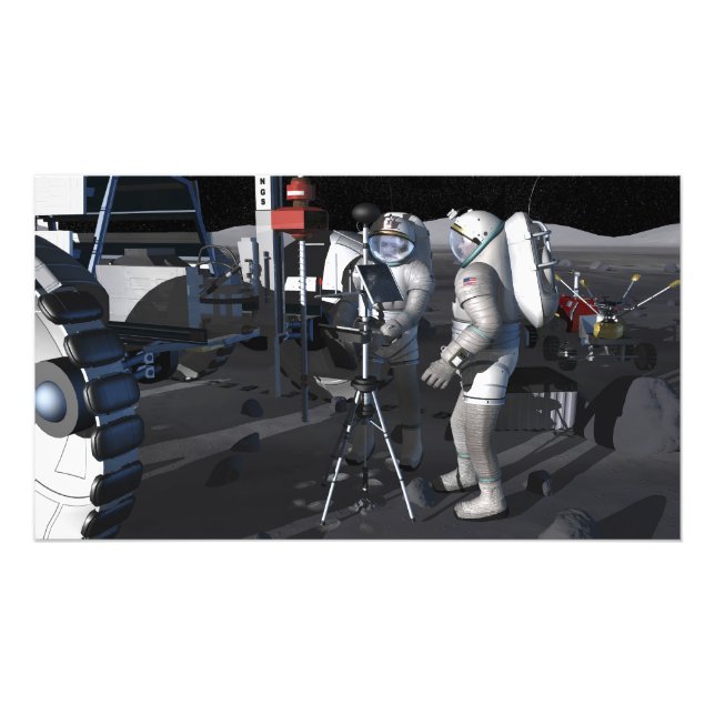 Future space exploration missions 8 photo print (Front)