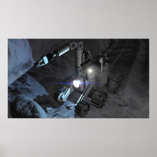 Future space exploration missions 9 poster