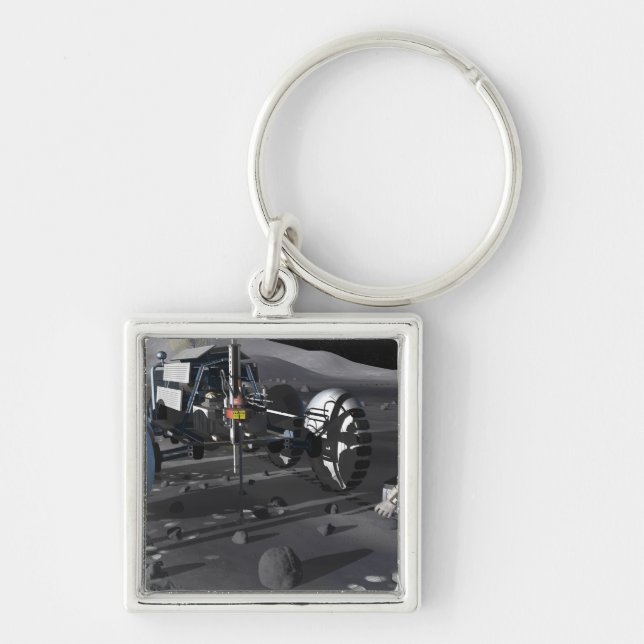 Future space exploration missions key ring (Front)